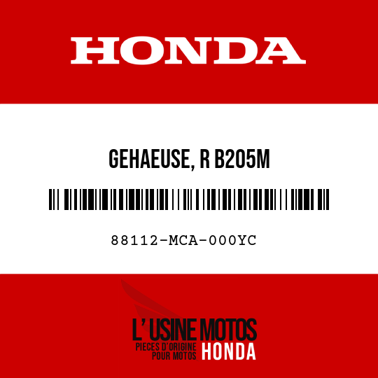 image de 88112-MCA-000YC GEHAEUSE, R B205M