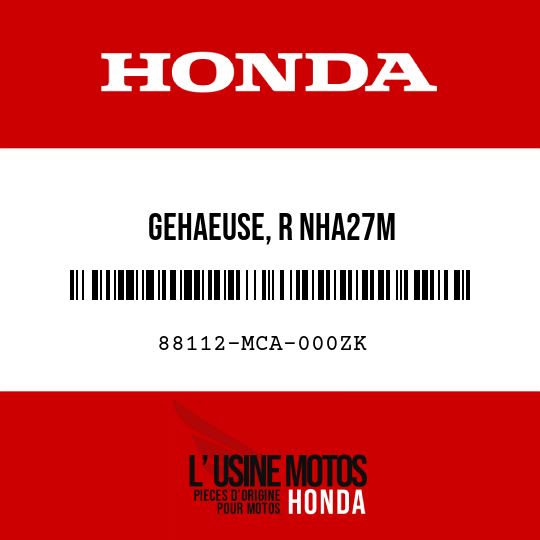 image de 88112-MCA-000ZK GEHAEUSE, R NHA27M