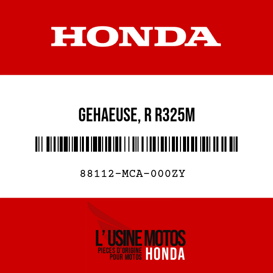 image de 88112-MCA-000ZY GEHAEUSE, R R325M