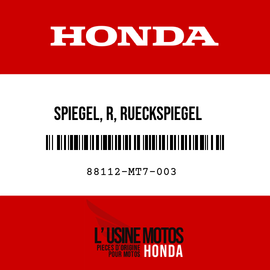 image de 88112-MT7-003 SPIEGEL, R, RUECKSPIEGEL