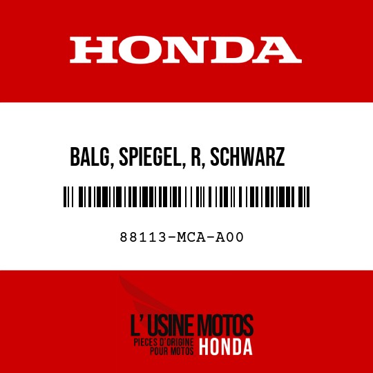 image de 88113-MCA-A00 BALG, SPIEGEL, R, SCHWARZ