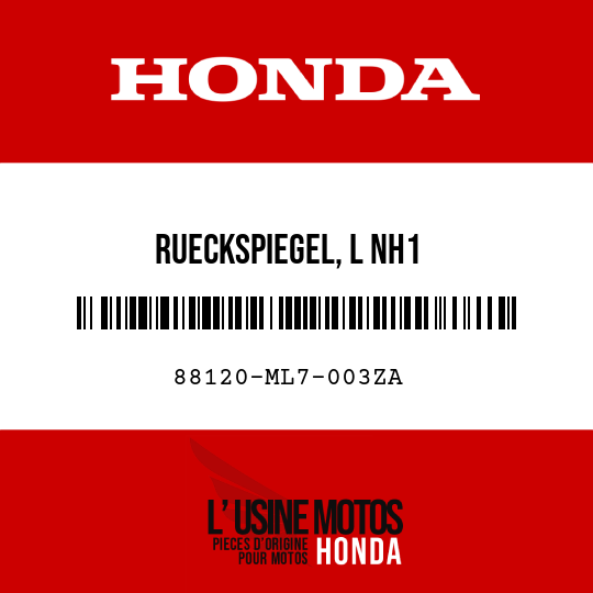 image de 88120-ML7-003ZA RUECKSPIEGEL, L NH1 