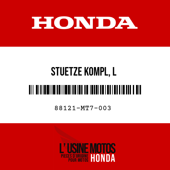 image de 88121-MT7-003 STUETZE KOMPL, L