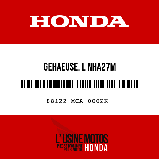 image de 88122-MCA-000ZK GEHAEUSE, L NHA27M 