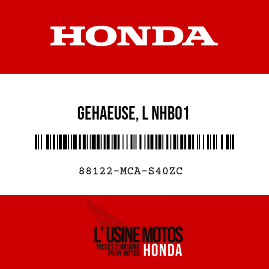image de 88122-MCA-S40ZC GEHAEUSE, L NHB01