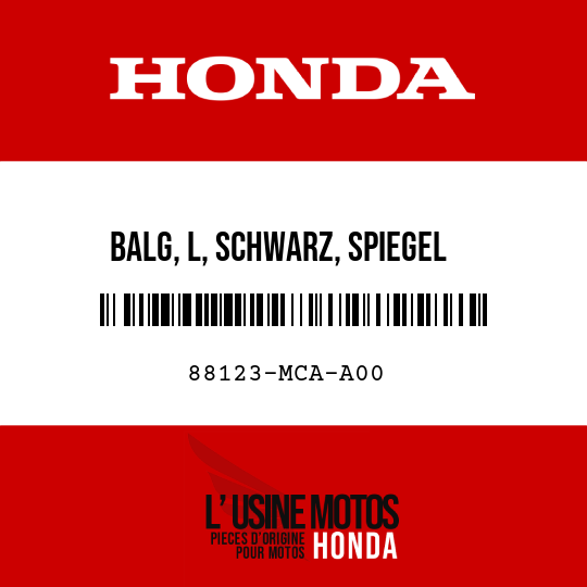 image de 88123-MCA-A00 BALG, L, SCHWARZ, SPIEGEL