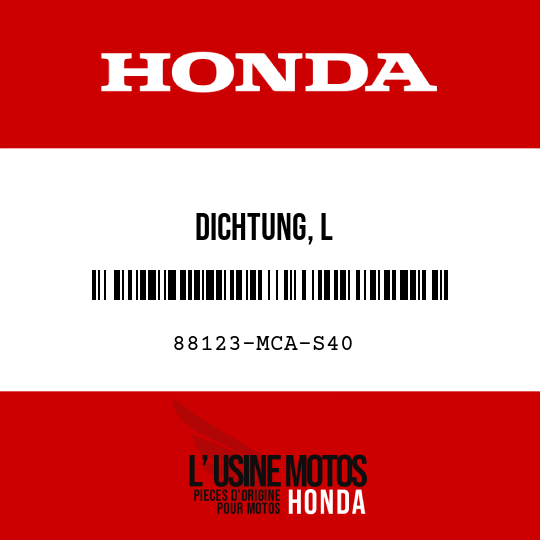 image de 88123-MCA-S40 DICHTUNG, L