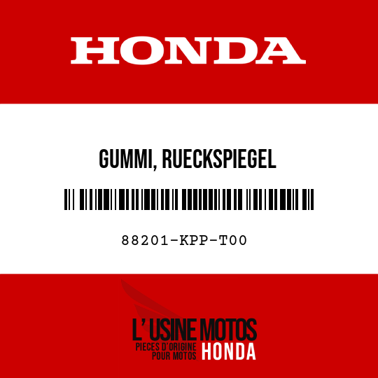image de 88201-KPP-T00 GUMMI, RUECKSPIEGEL