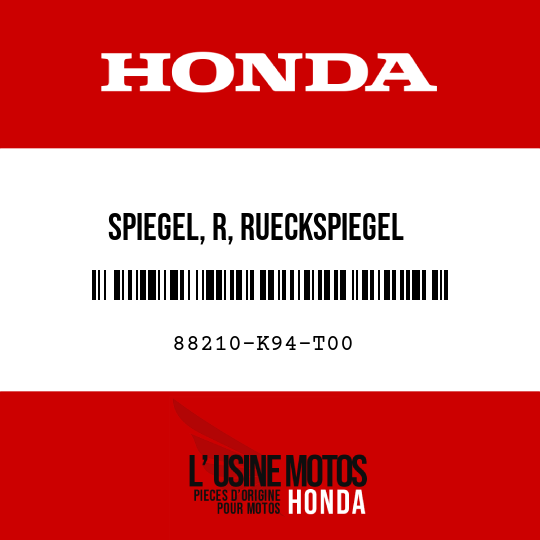 image de 88210-K94-T00 SPIEGEL, R, RUECKSPIEGEL