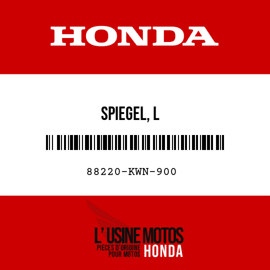 image de 88220-KWN-900 SPIEGEL, L