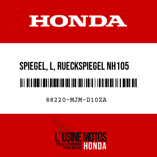 image de 88220-MJM-D10ZA SPIEGEL, L, RUECKSPIEGEL NH105