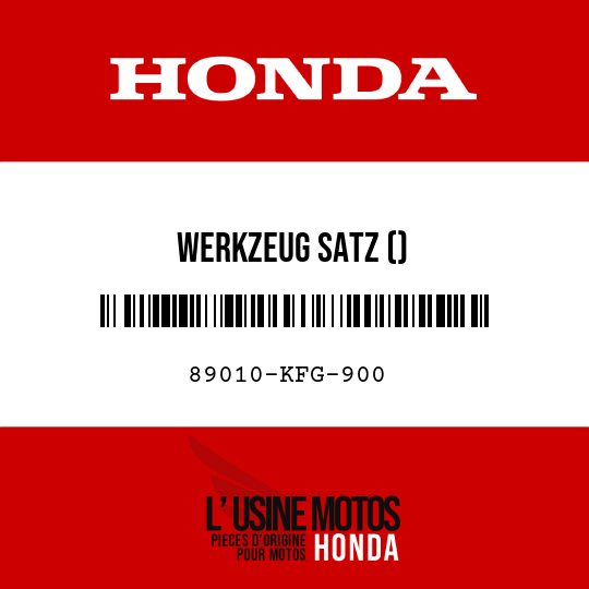 image de 89010-KFG-900 WERKZEUG SATZ ()