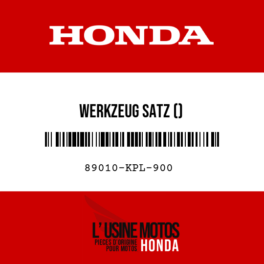 image de 89010-KPL-900 WERKZEUG SATZ ()