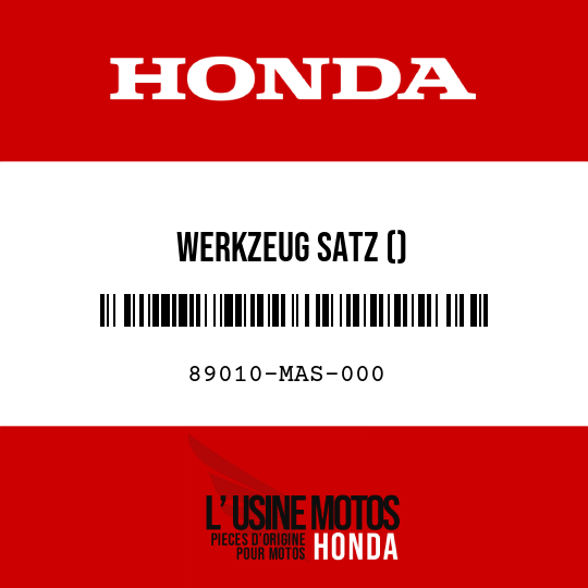 image de 89010-MAS-000 WERKZEUG SATZ ()