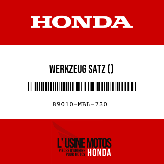 image de 89010-MBL-730 WERKZEUG SATZ ()