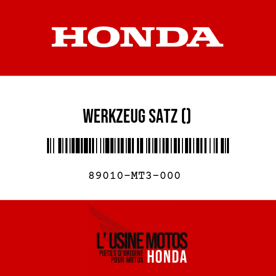 image de 89010-MT3-000 WERKZEUG SATZ ()