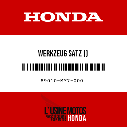 image de 89010-MY7-000 WERKZEUG SATZ ()