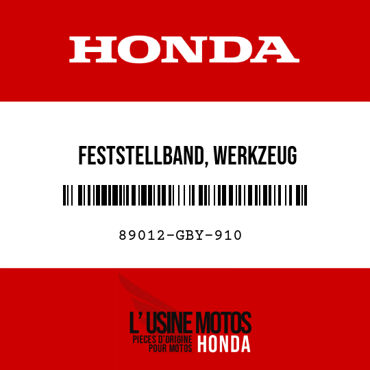 image de 89012-GBY-910 FESTSTELLBAND, WERKZEUG