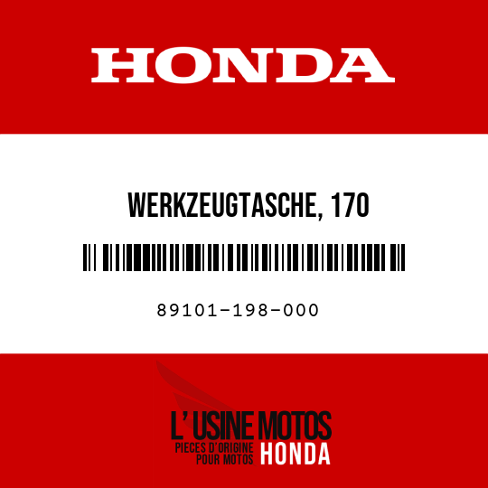 image de 89101-198-000 WERKZEUGTASCHE, 170