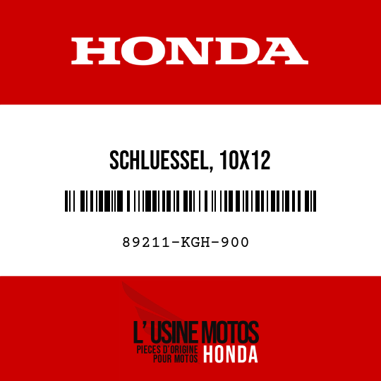 image de 89211-KGH-900 SCHLUESSEL, 10X12