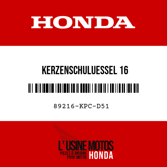 image de 89216-KPC-D51 KERZENSCHULUESSEL 16