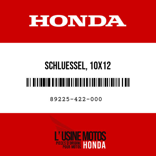 image de 89225-422-000 SCHLUESSEL, 10X12