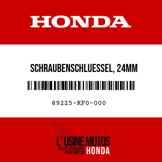 image de 89225-KF0-000 SCHRAUBENSCHLUESSEL, 24MM