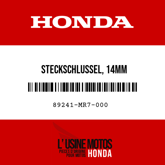 image de 89241-MR7-000 STECKSCHLUSSEL, 14MM