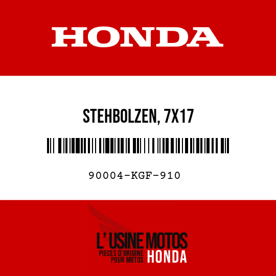 image de 90004-KGF-910 STEHBOLZEN, 7X17