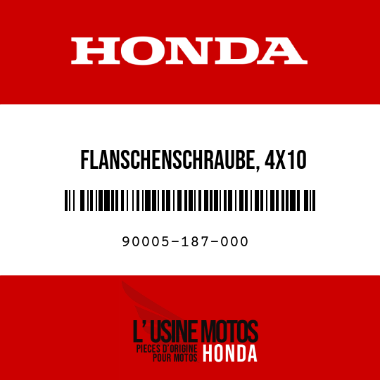image de 90005-187-000 FLANSCHENSCHRAUBE, 4X10