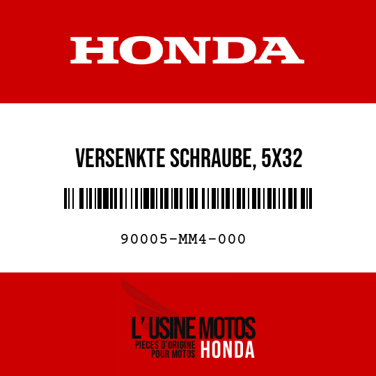 image de 90005-MM4-000 VERSENKTE SCHRAUBE, 5X32