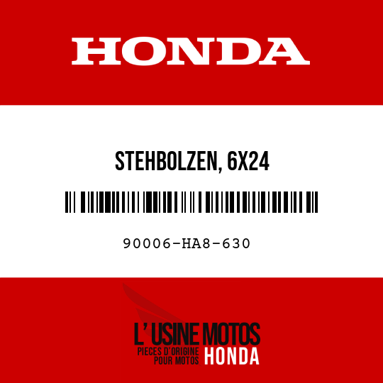 image de 90006-HA8-630 STEHBOLZEN, 6X24