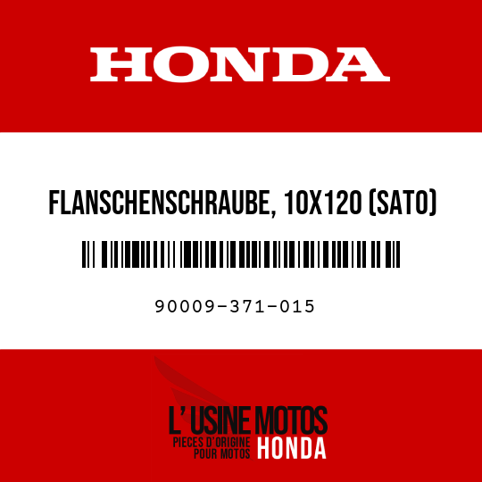 image de 90009-371-015 FLANSCHENSCHRAUBE, 10X120 (SATO)