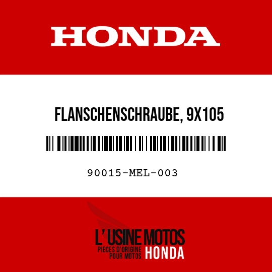 image de 90015-MEL-003 FLANSCHENSCHRAUBE, 9X105