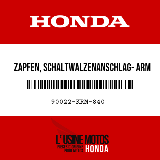 image de 90022-KRM-840 ZAPFEN, SCHALTWALZENANSCHLAG- ARM