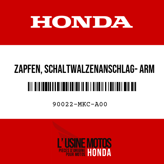 image de 90022-MKC-A00 ZAPFEN, SCHALTWALZENANSCHLAG- ARM