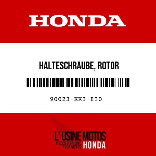image de 90023-KK3-830 HALTESCHRAUBE, ROTOR
