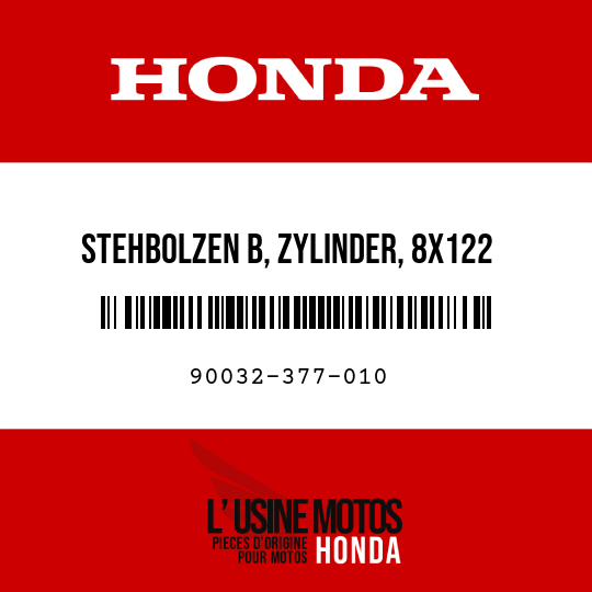 image de 90032-377-010 STEHBOLZEN B, ZYLINDER, 8X122