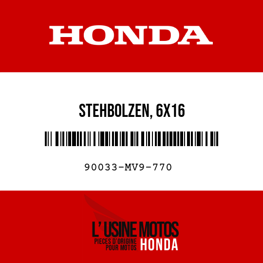 image de 90033-MV9-770 STEHBOLZEN, 6X16