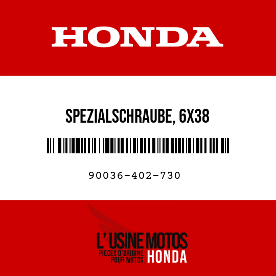 image de 90036-402-730 SPEZIALSCHRAUBE, 6X38