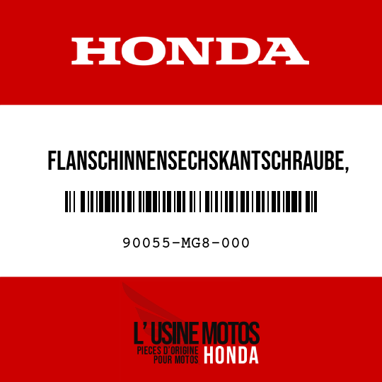 image de 90055-MG8-000 FLANSCHINNENSECHSKANTSCHRAUBE, 8X110
