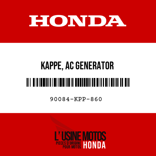 image de 90084-KPP-860 KAPPE, AC GENERATOR