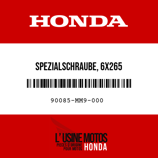 image de 90085-MM9-000 SPEZIALSCHRAUBE, 6X265