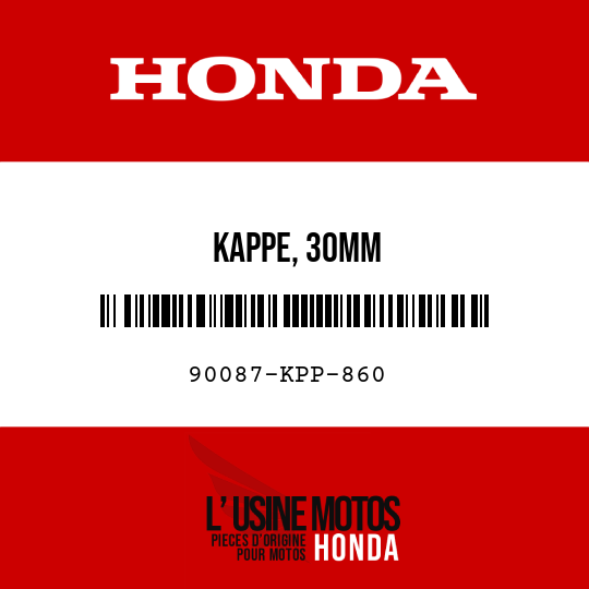 image de 90087-KPP-860 KAPPE, 30MM