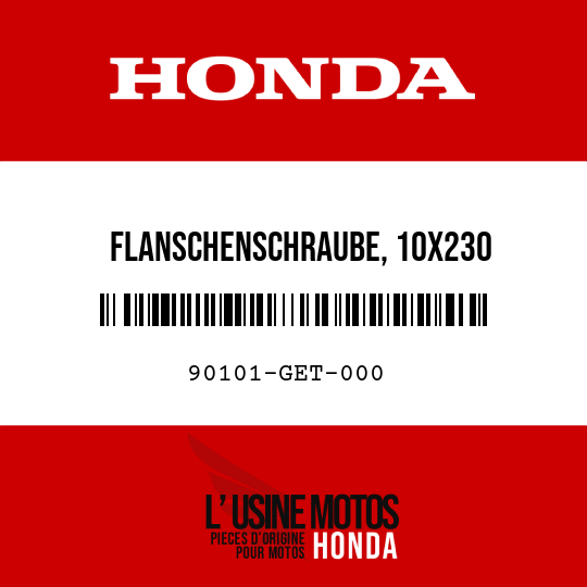 image de 90101-GET-000 FLANSCHENSCHRAUBE, 10X230