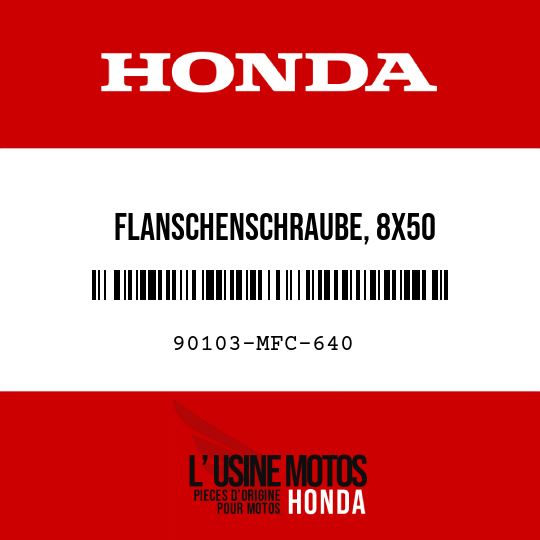 image de 90103-MFC-640 FLANSCHENSCHRAUBE, 8X50