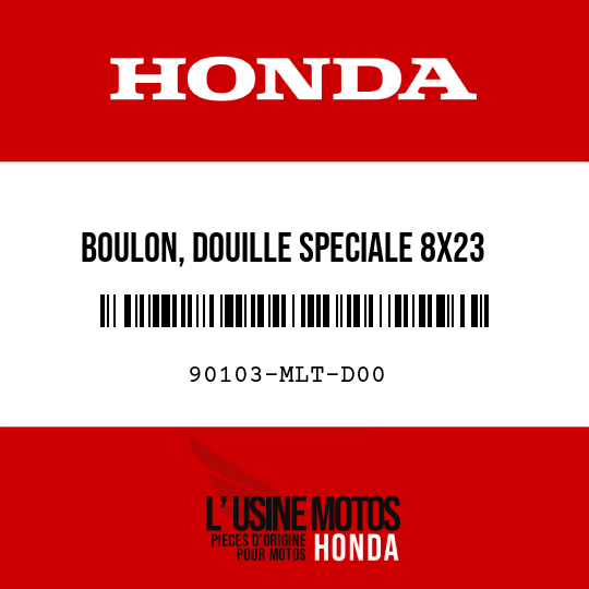 image de 90103-MLT-D00 BOULON, DOUILLE SPECIALE 8X23