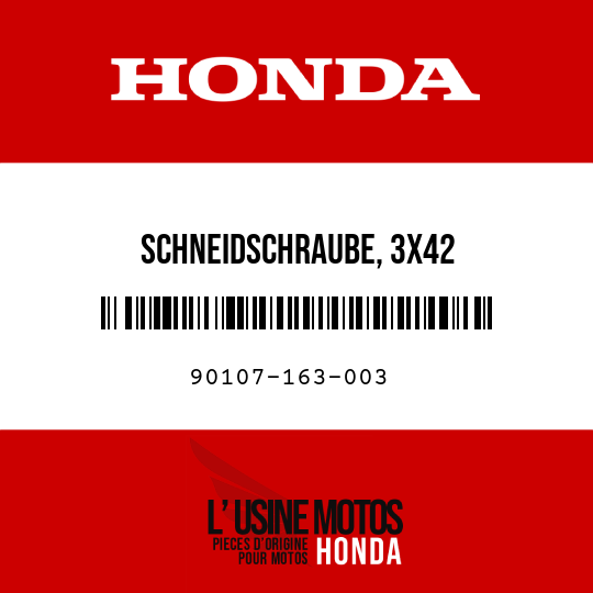image de 90107-163-003 SCHNEIDSCHRAUBE, 3X42