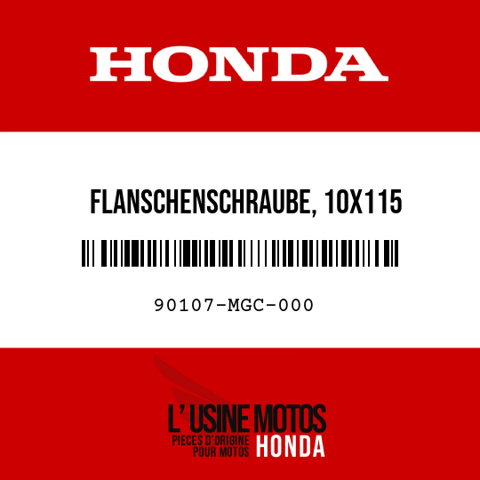 image de 90107-MGC-000 FLANSCHENSCHRAUBE, 10X115