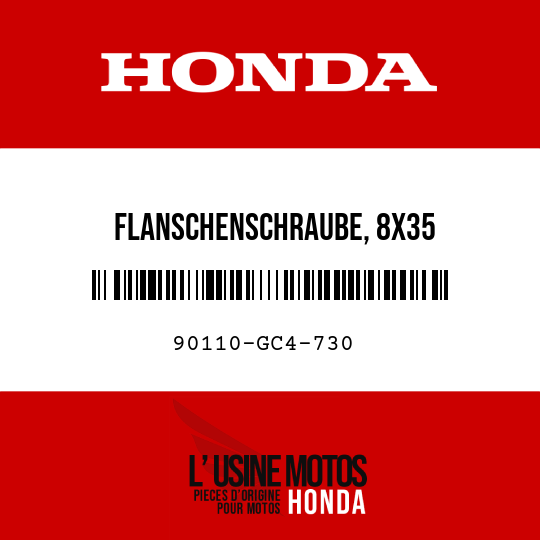 image de 90110-GC4-730 FLANSCHENSCHRAUBE, 8X35